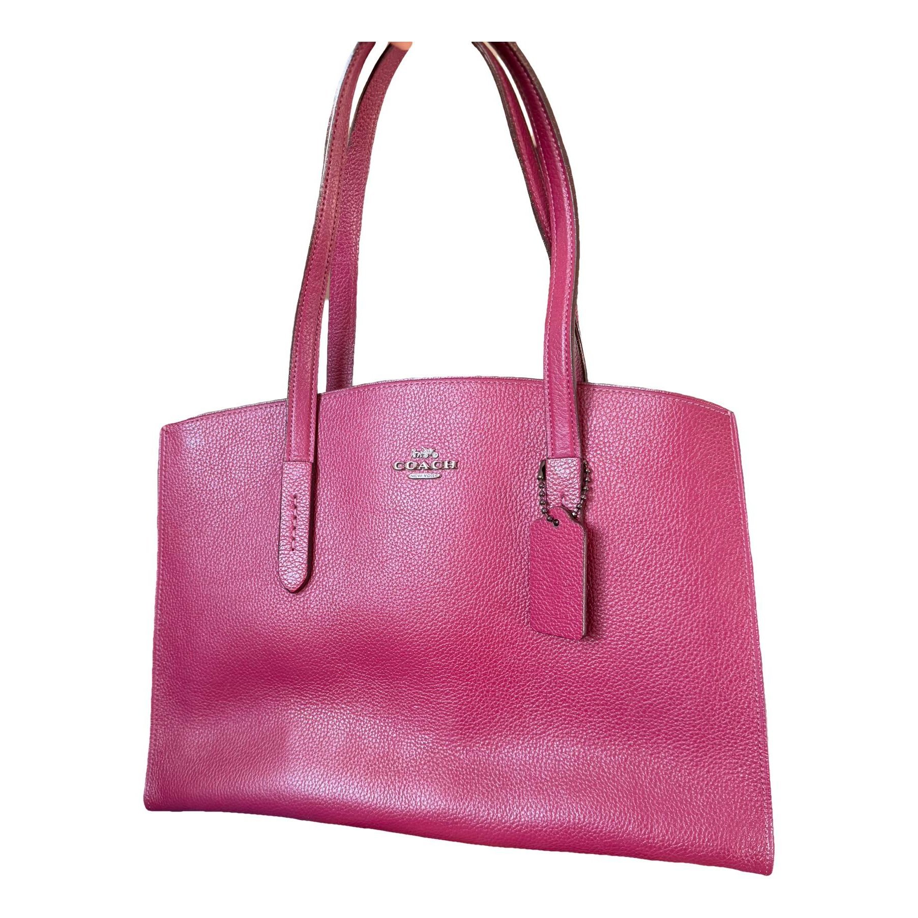 Leather tote