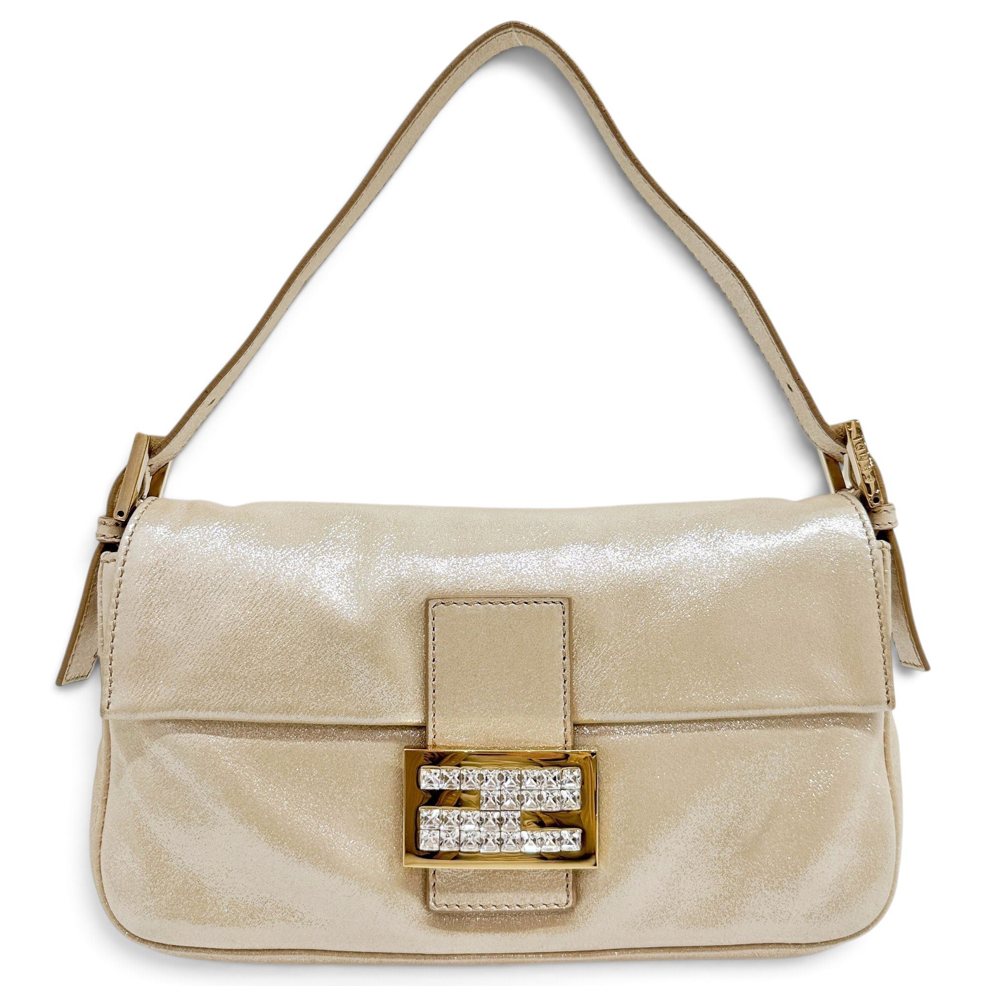 Baguette leather handbag