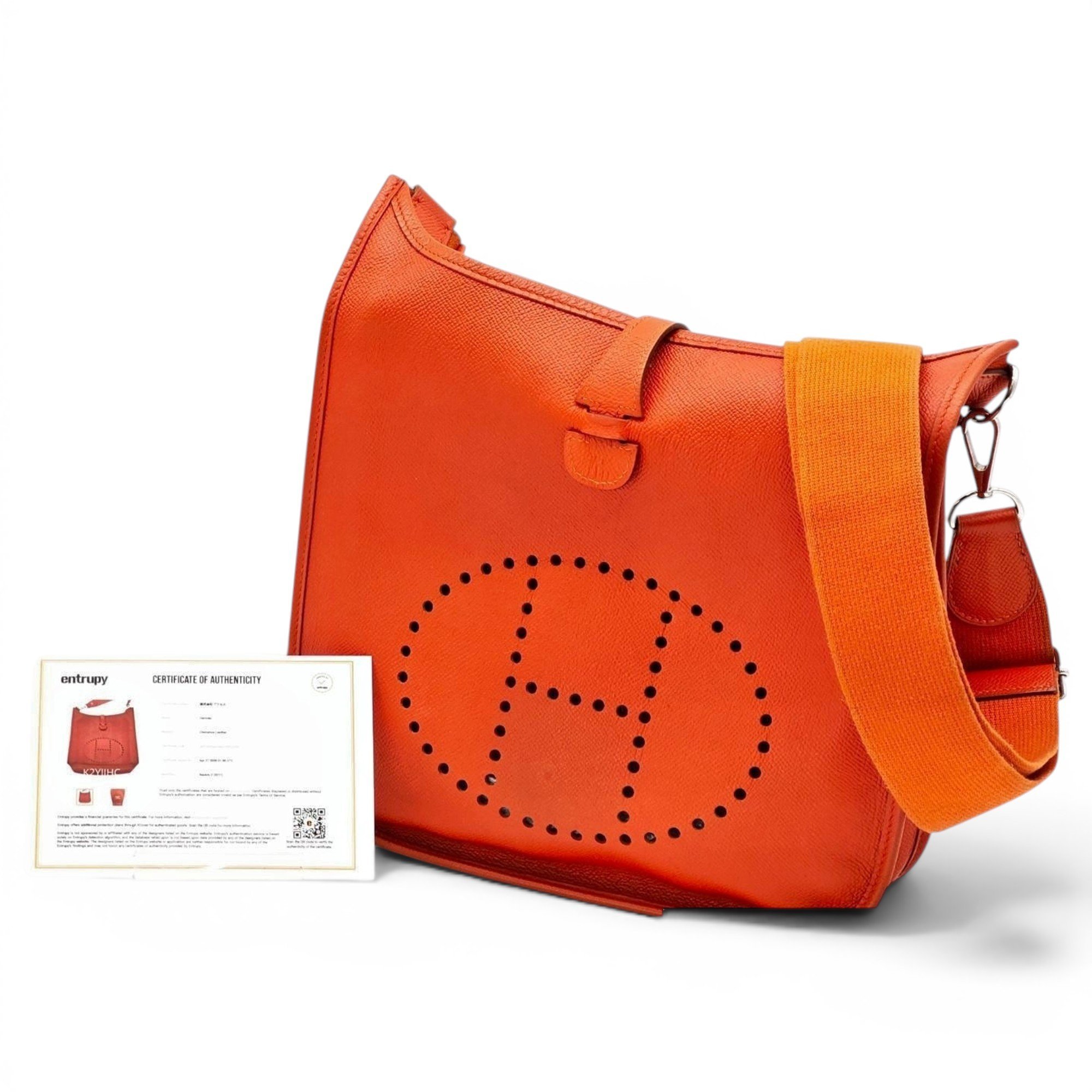 Evelyne leather handbag