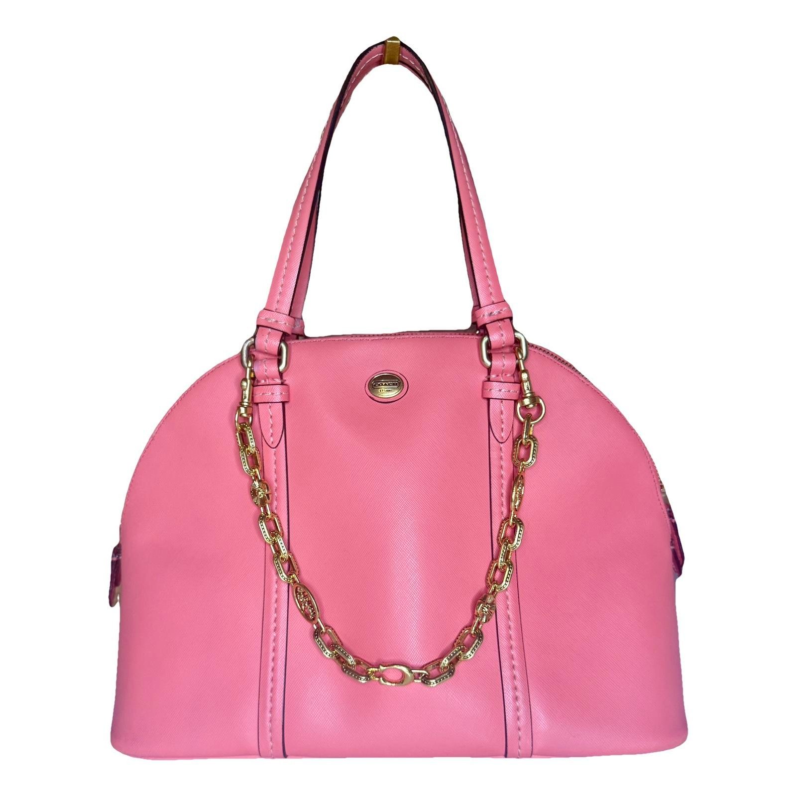 Leather handbag