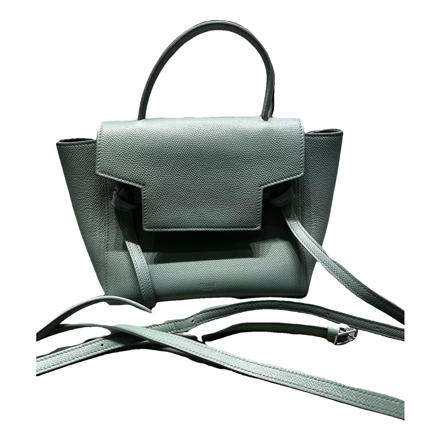 Belt leather handbag