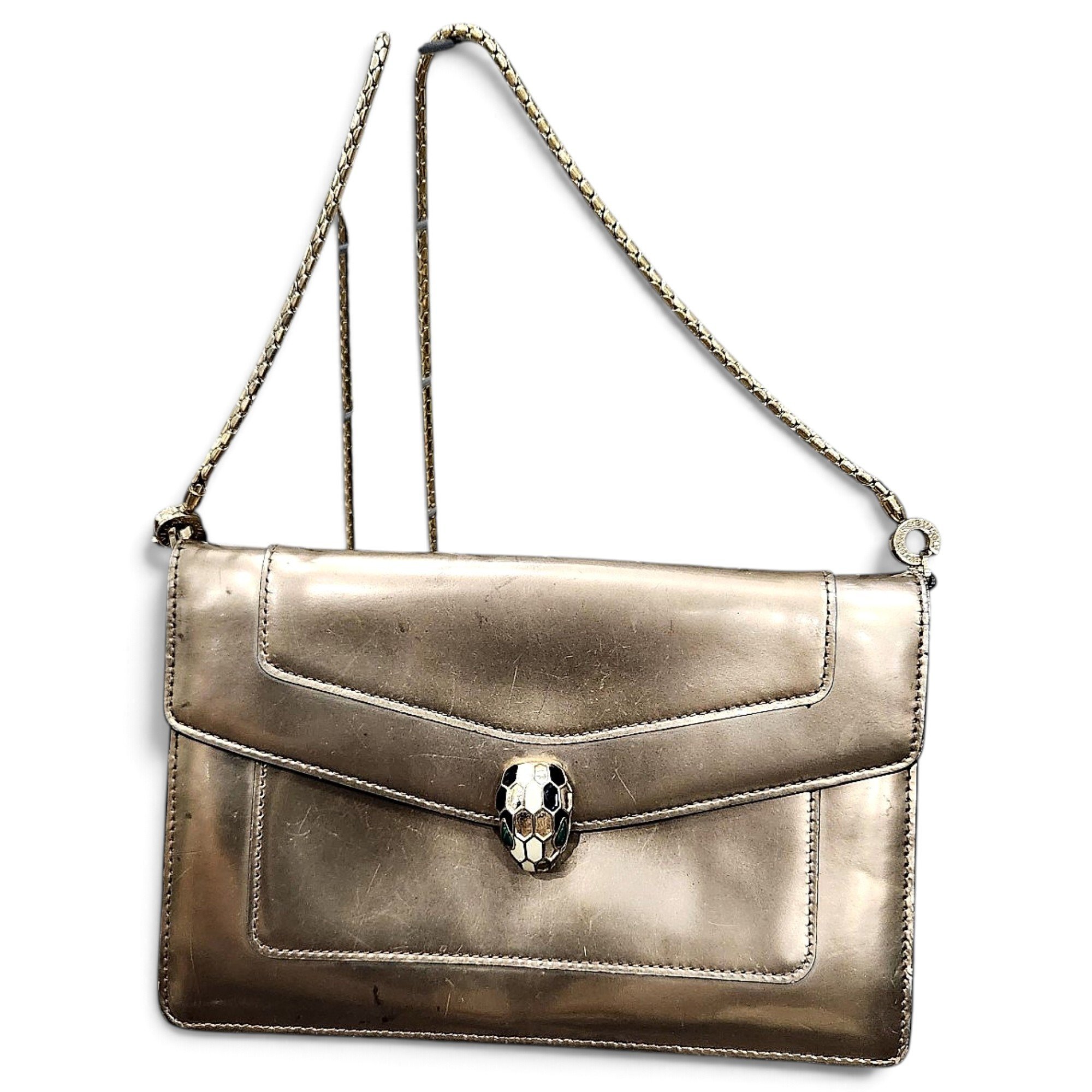 Serpenti leather crossbody bag
