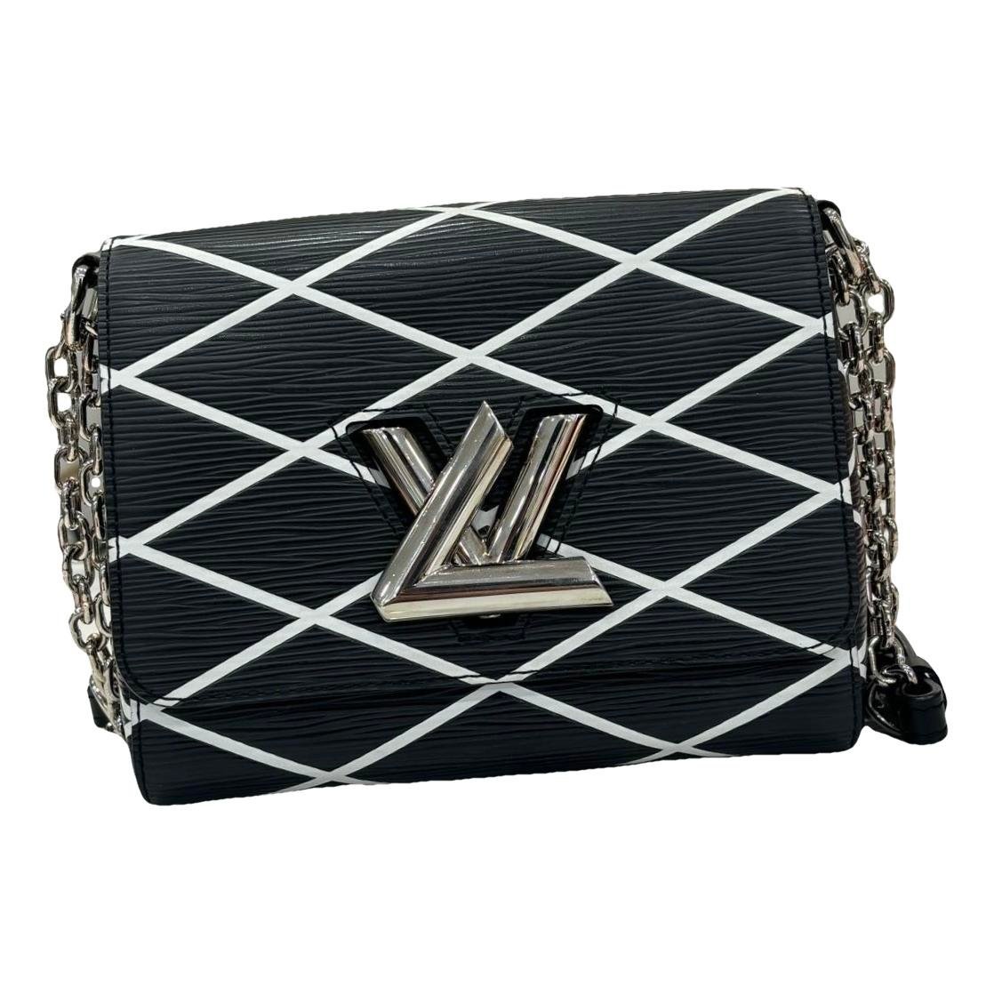 Twist leather handbag