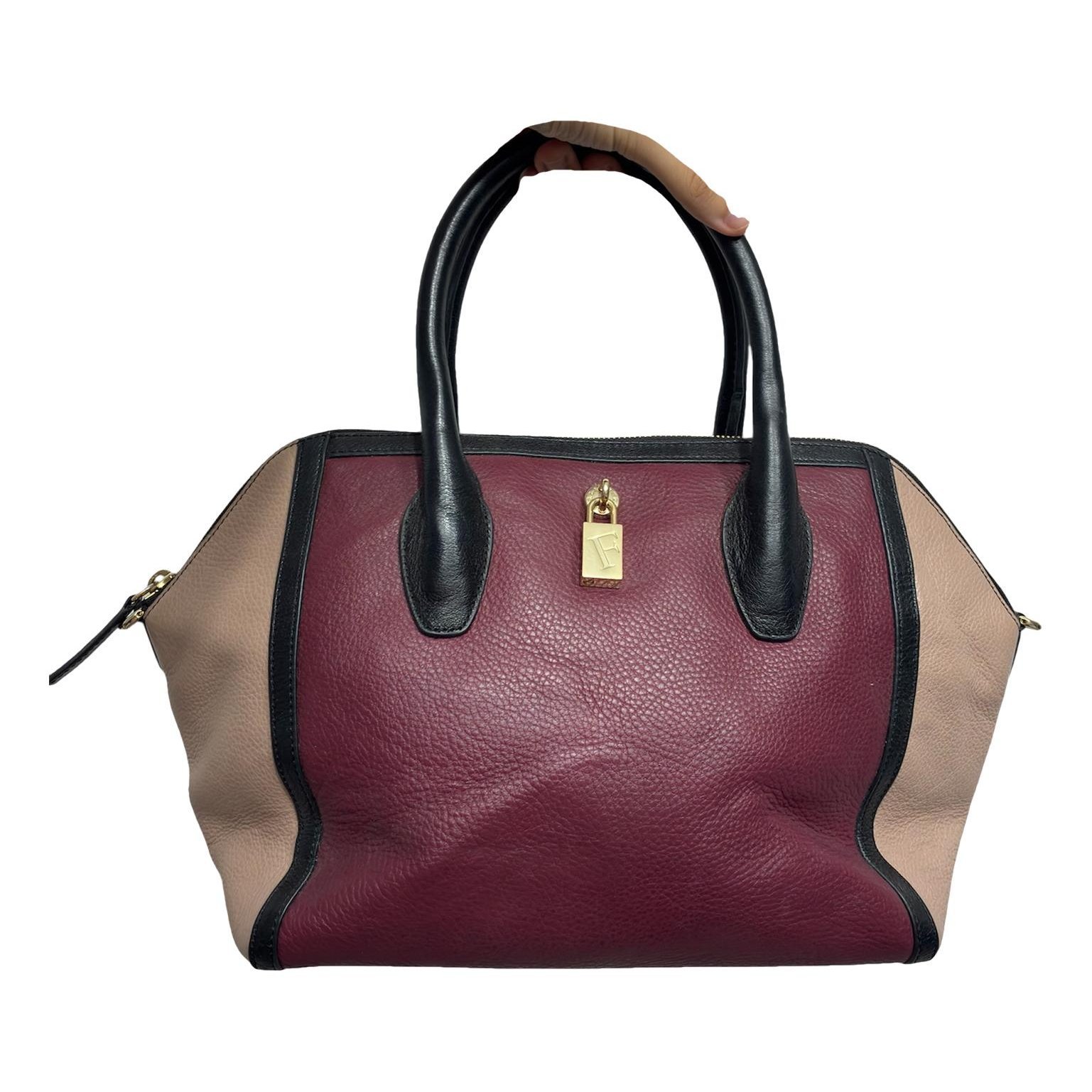 Leather handbag