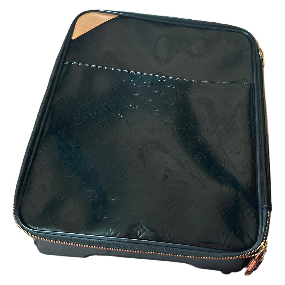 Pegase patent leather travel bag