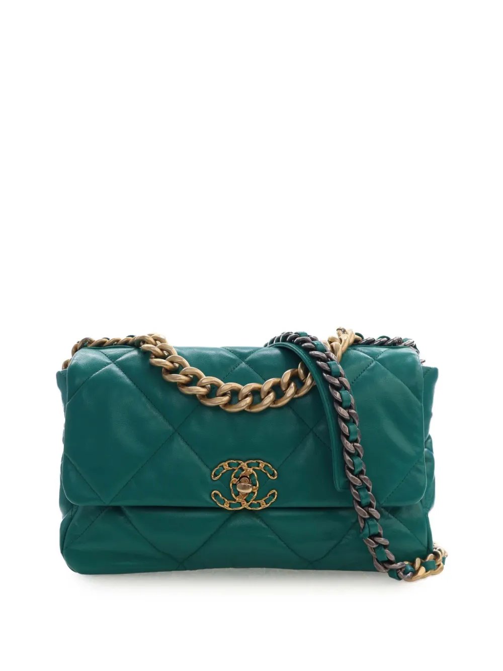 2019 Large Lambskin 19 Flap satchel