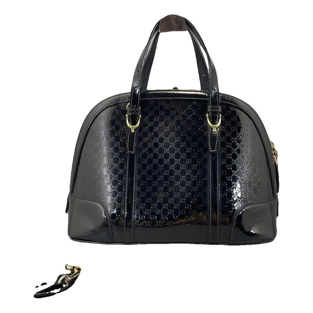 Dôme leather handbag