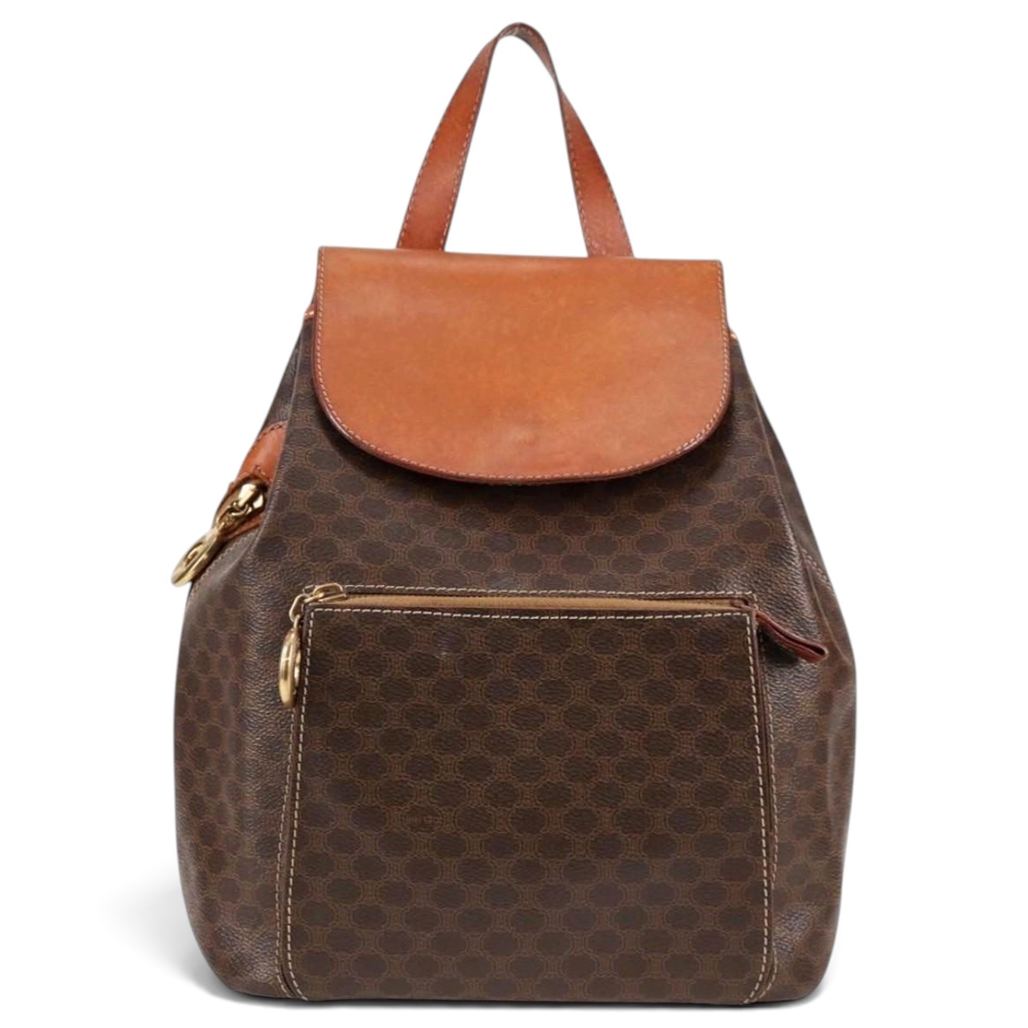 Leather backpack