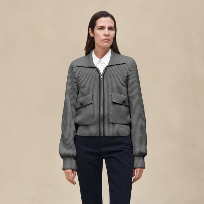 Gris Osmium Long-sleeve Jacket