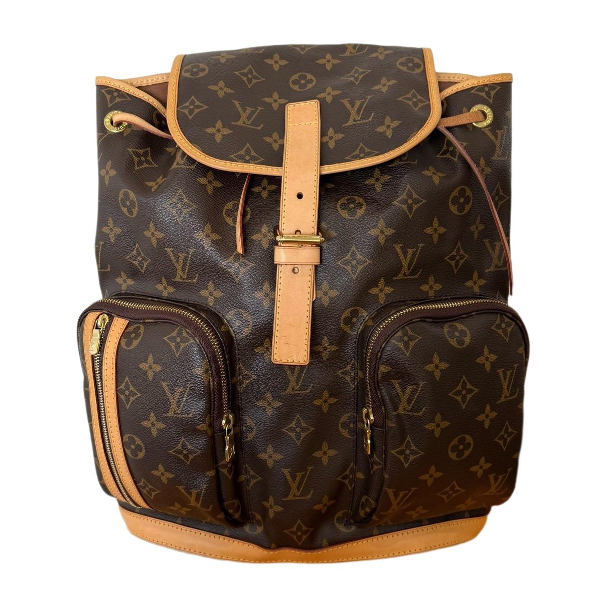 Leather backpack
