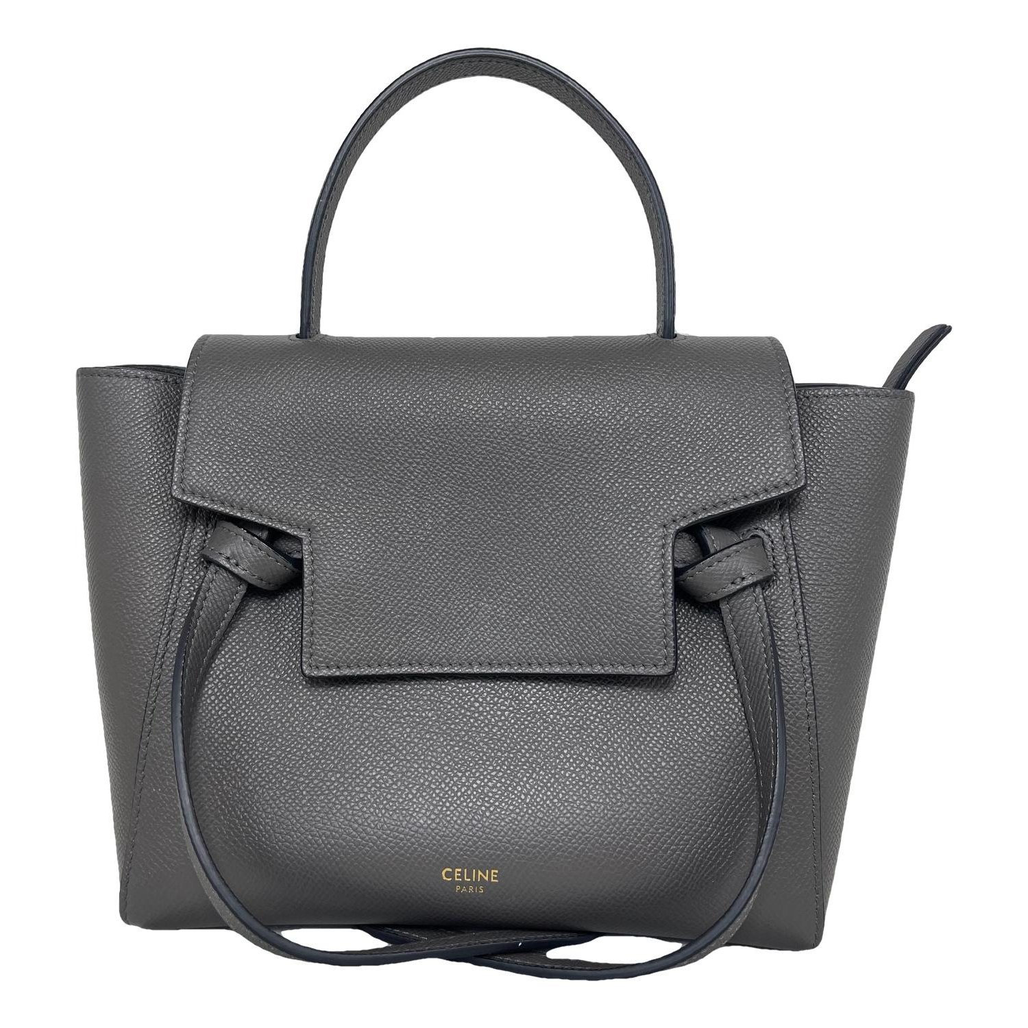 Belt leather handbag