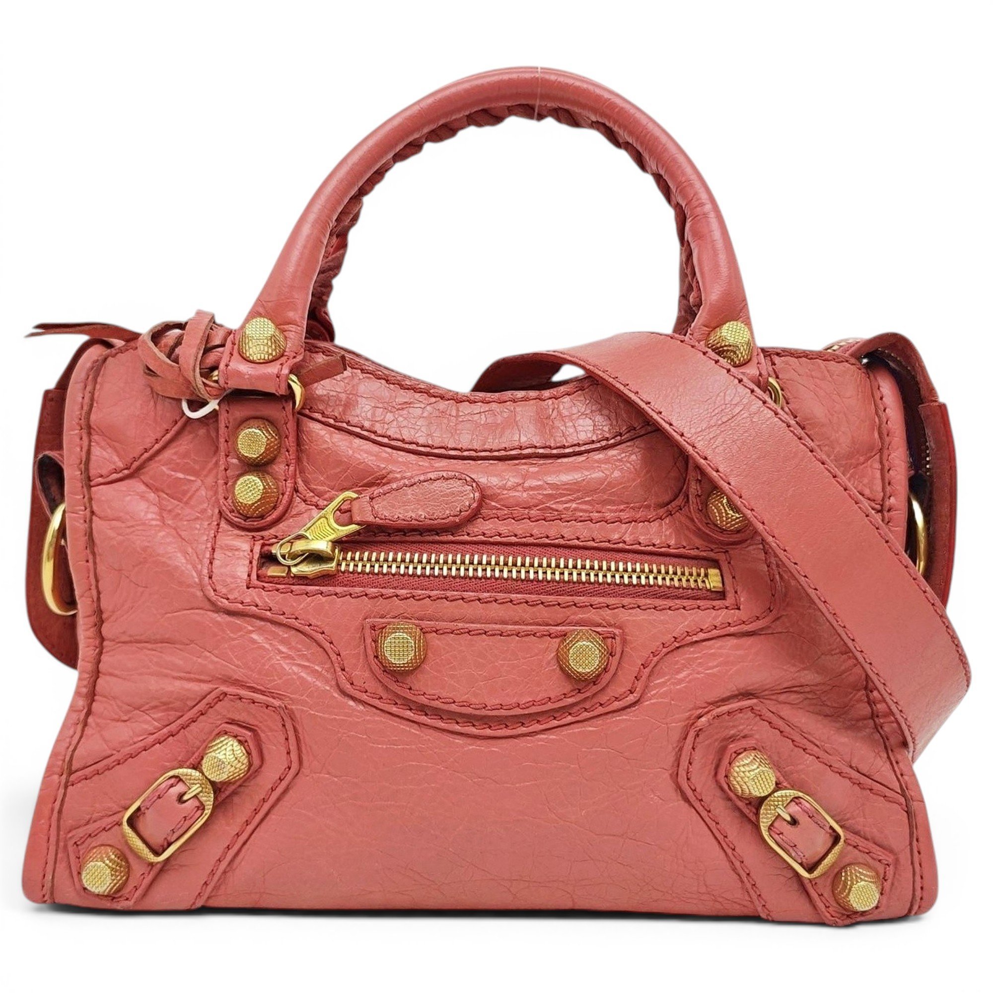 Leather handbag