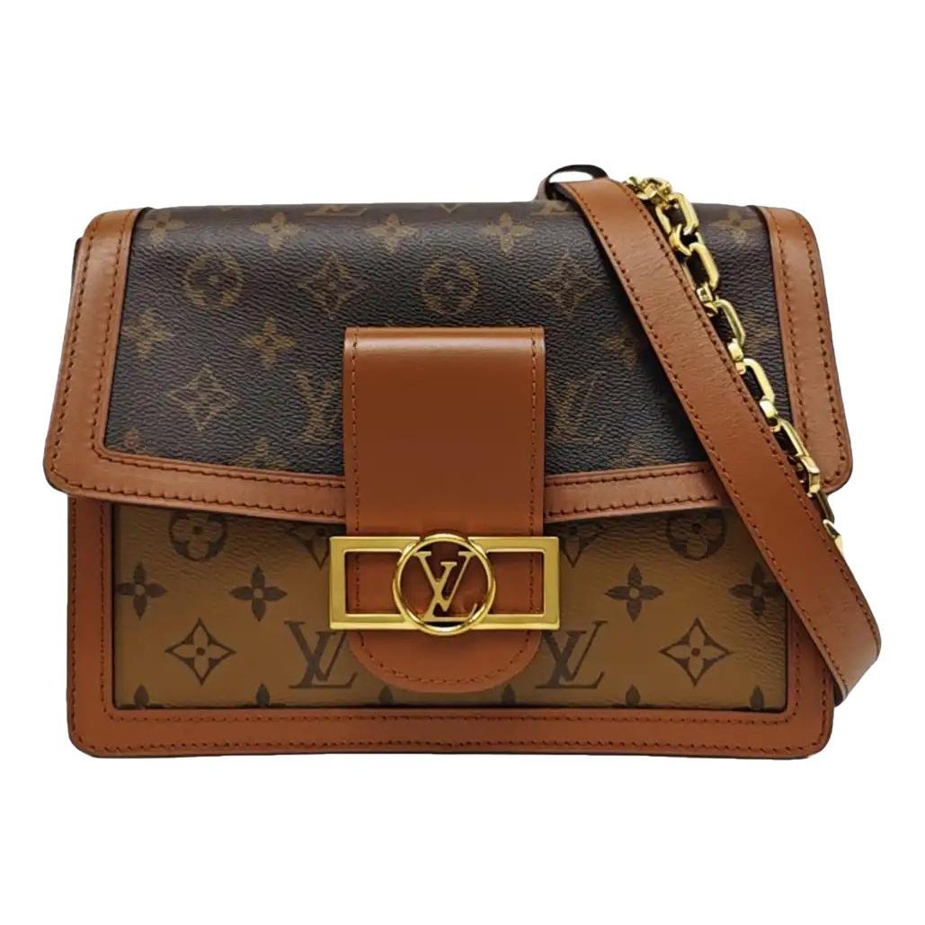Dauphine leather crossbody bag