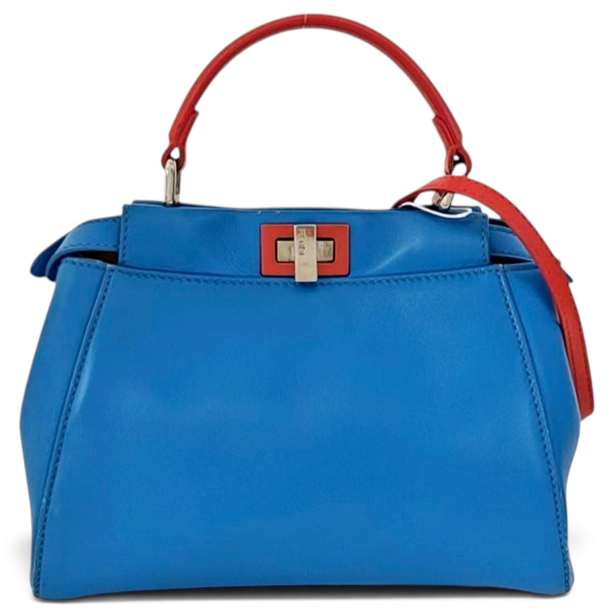 Peekaboo leather handbag