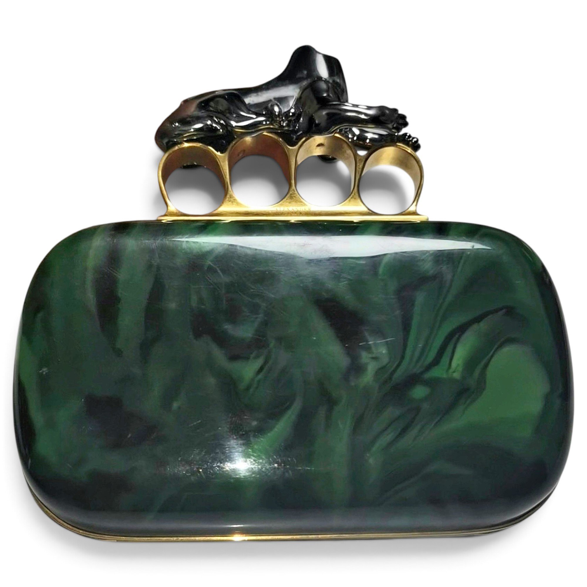 Knuckle clutch bag