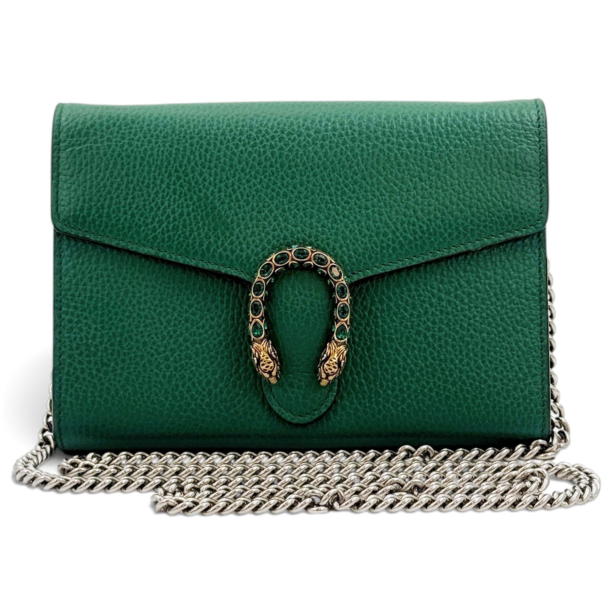Dionysus Chain Wallet leather handbag