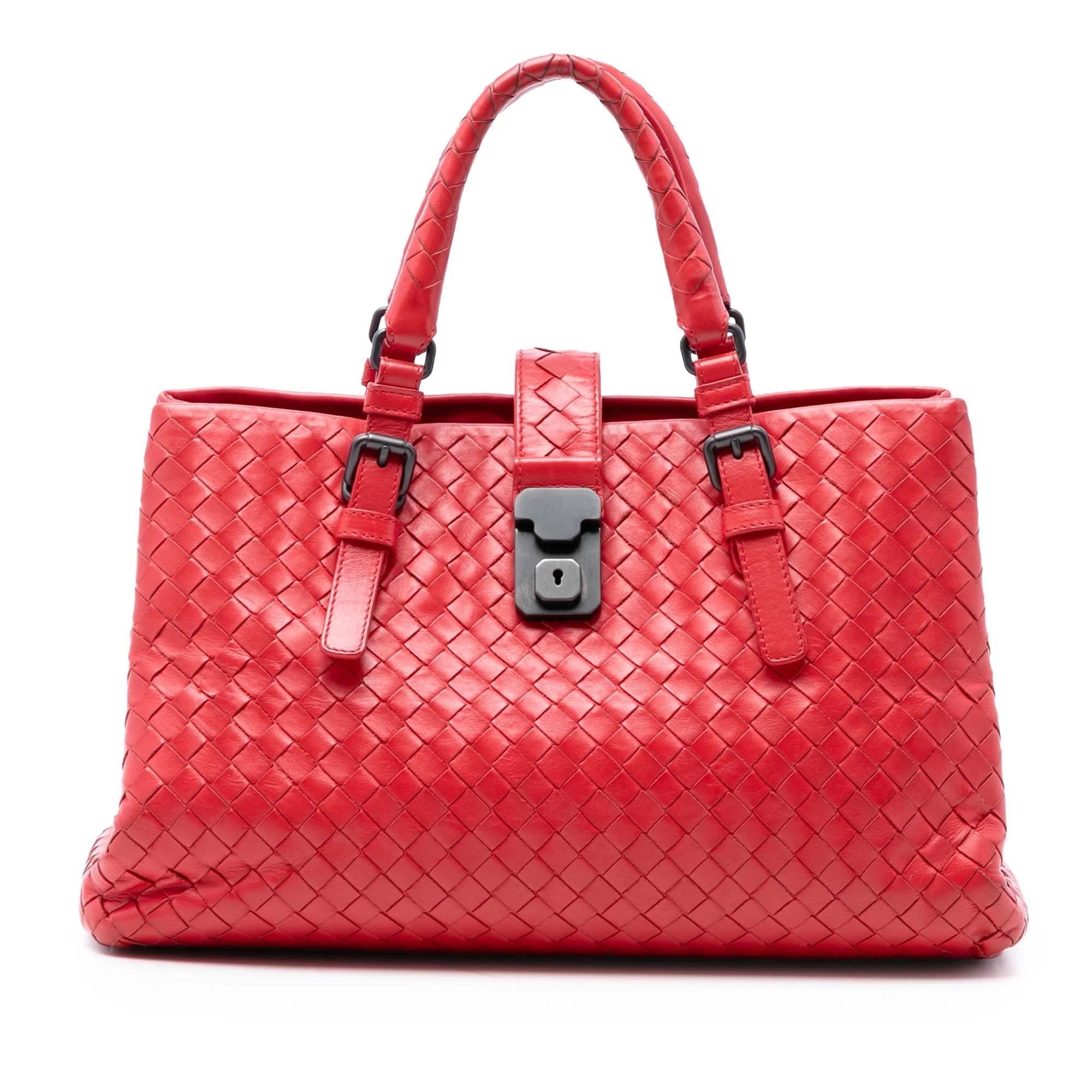 Roma leather satchel