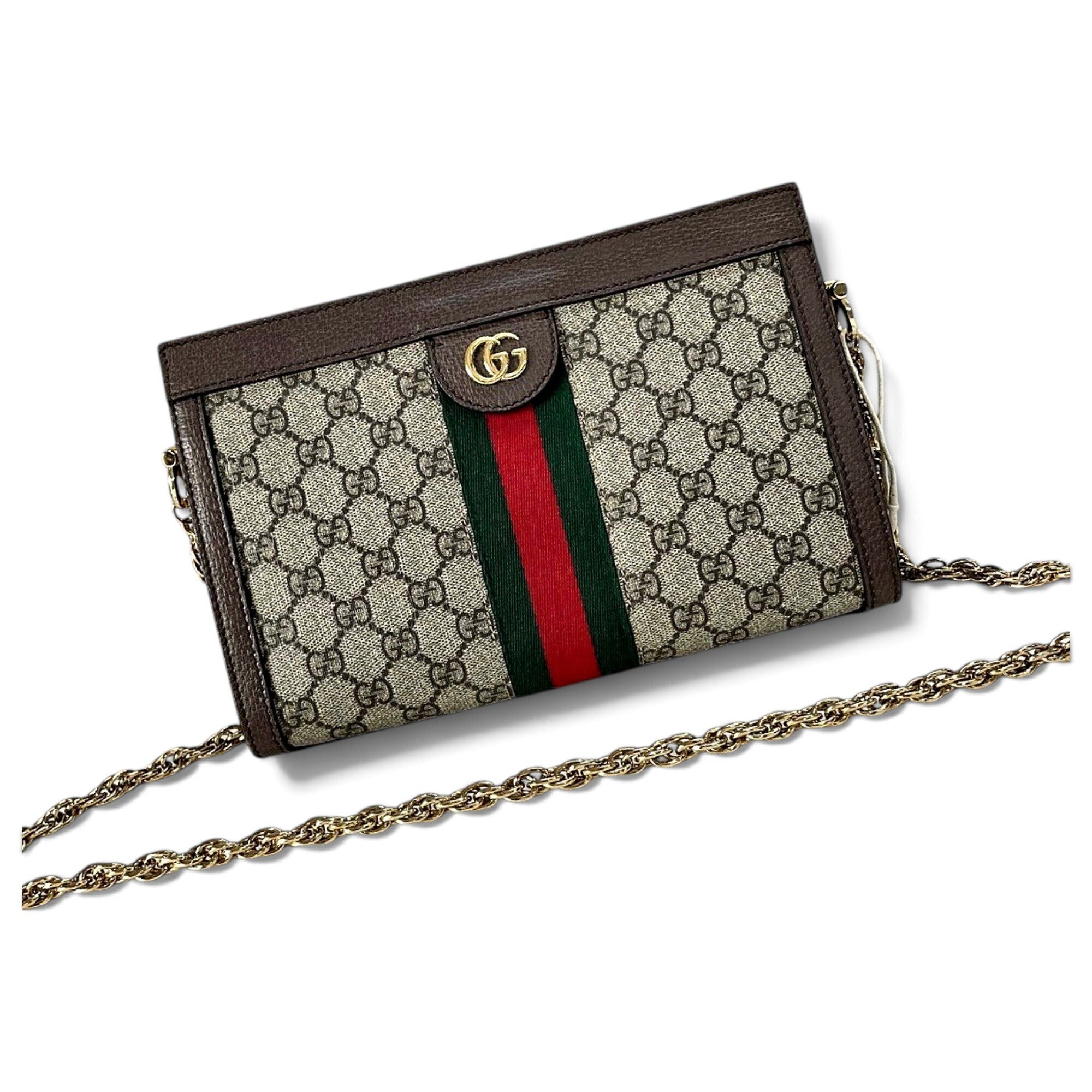 Ophidia Chain leather handbag