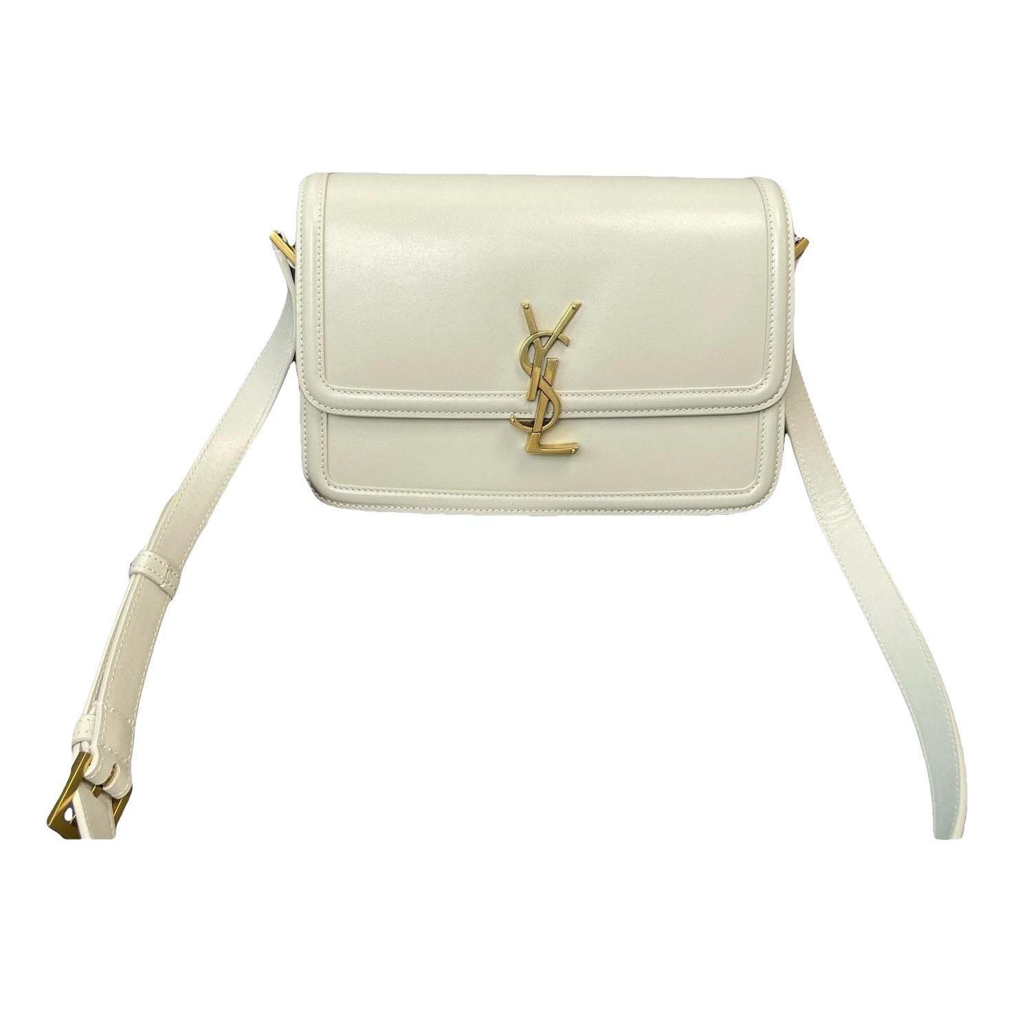 Solférino leather handbag