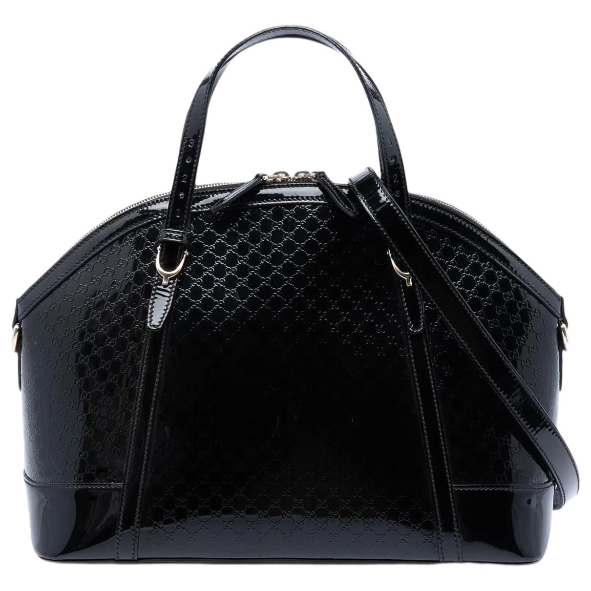 Dôme leather satchel