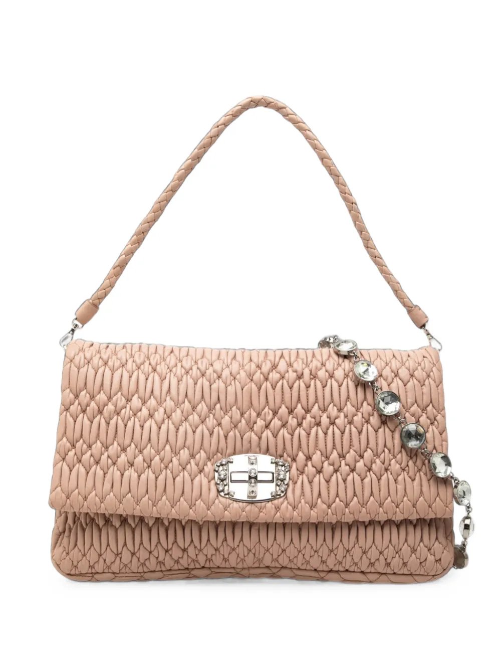 2010-2026 Matelasse Nappa Crystal Chain satchel