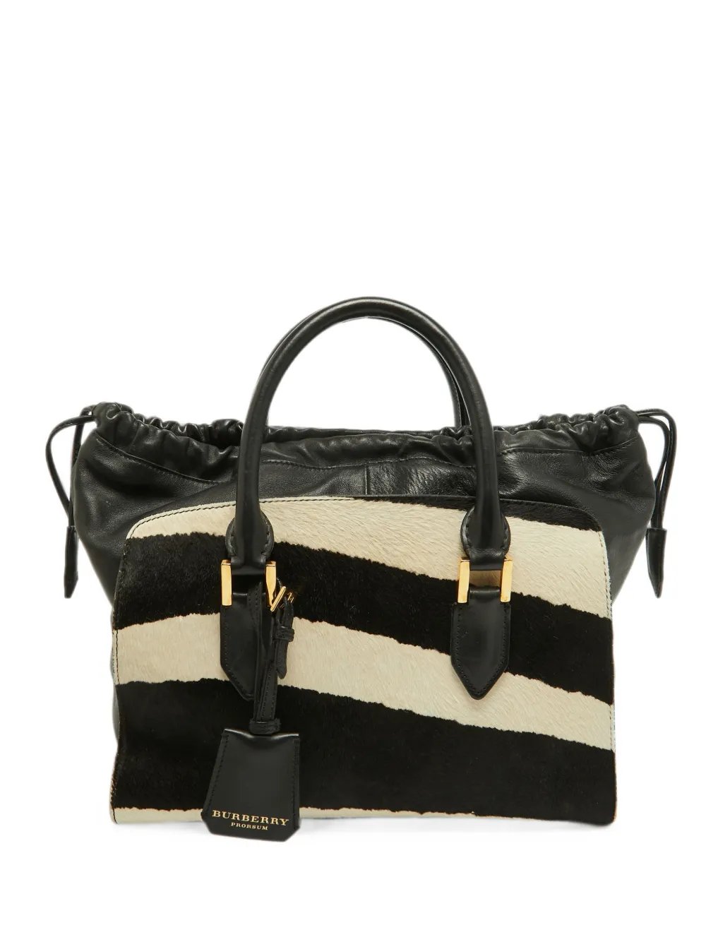 Dinton zebra-print tote bag