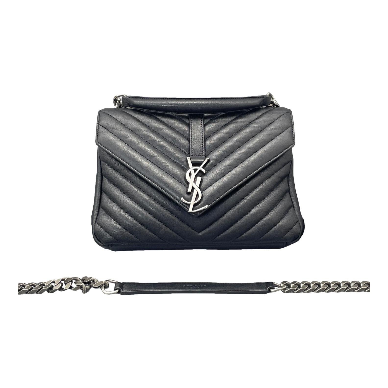 Collége monogramme leather handbag