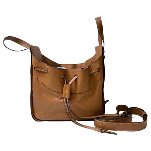 Hammock leather handbag