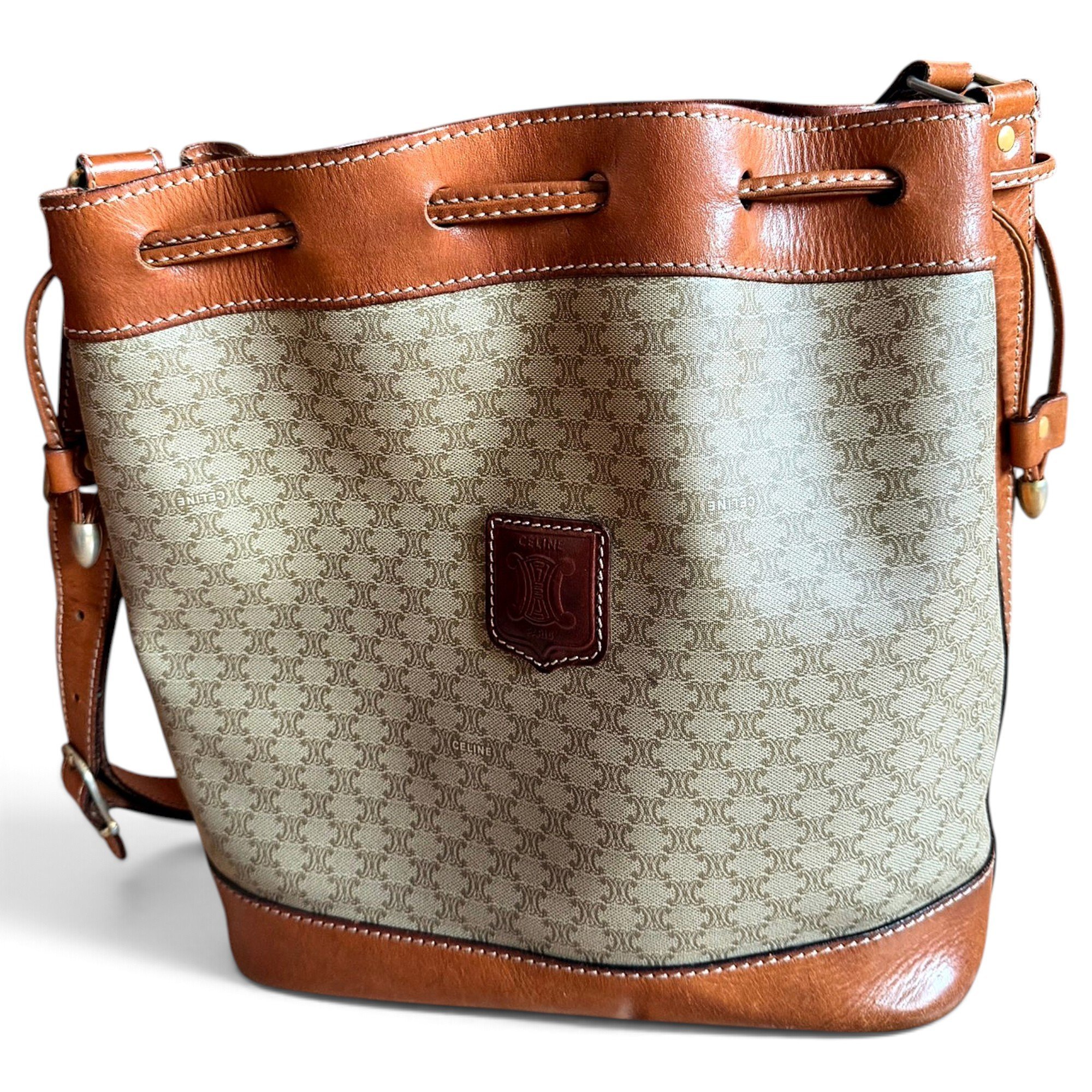 SAC SEAU leather handbag