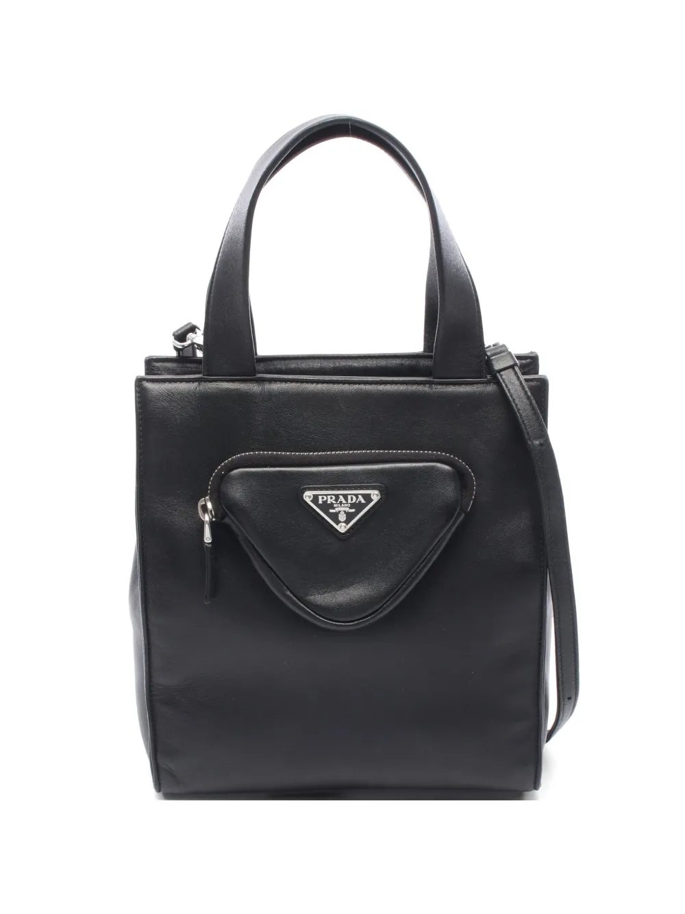 2010s leather tote bag