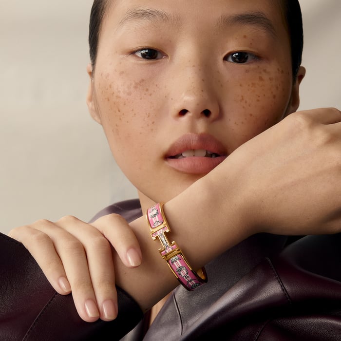 Crépuscule Violet Clic H Etriers Bracelet