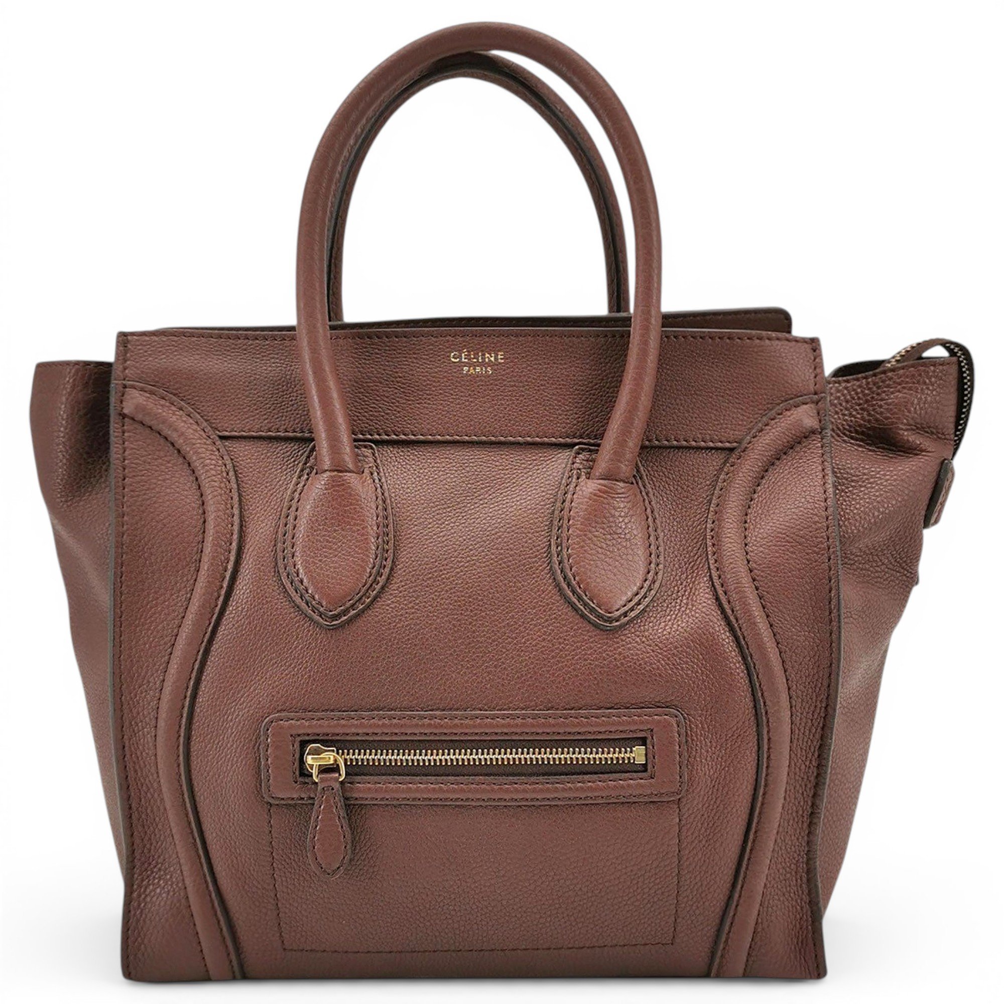 Luggage leather handbag