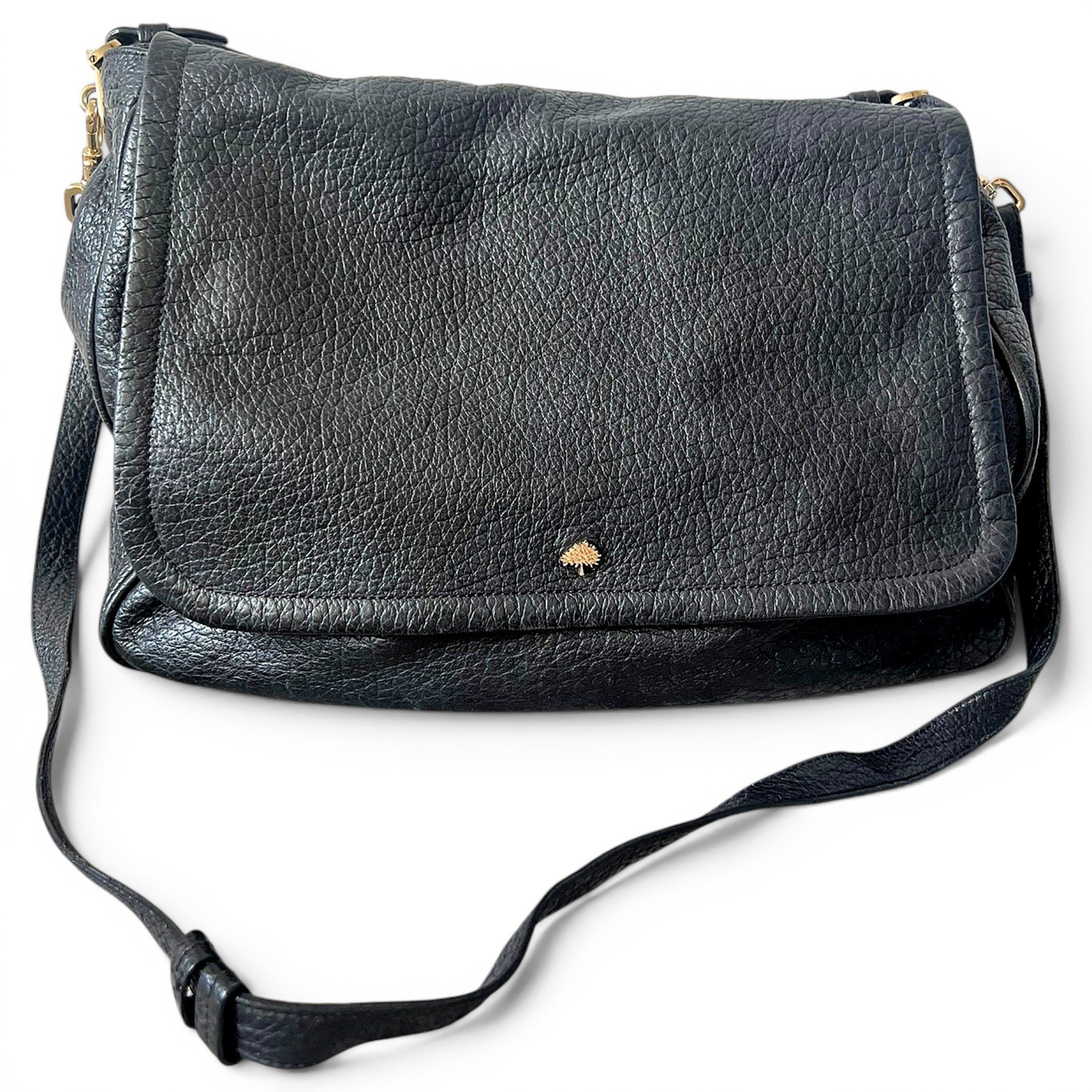 Leather satchel