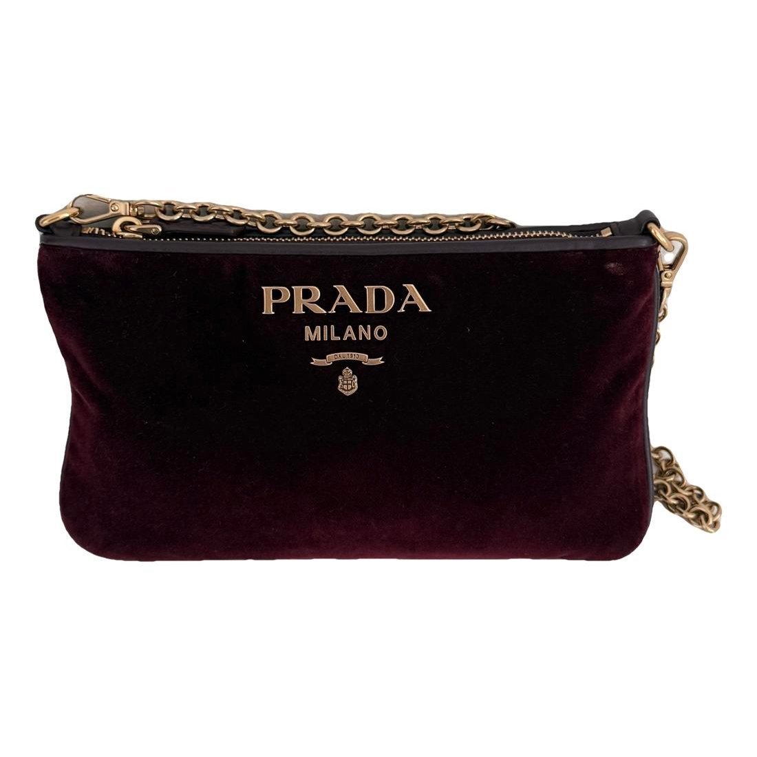 Velvet handbag