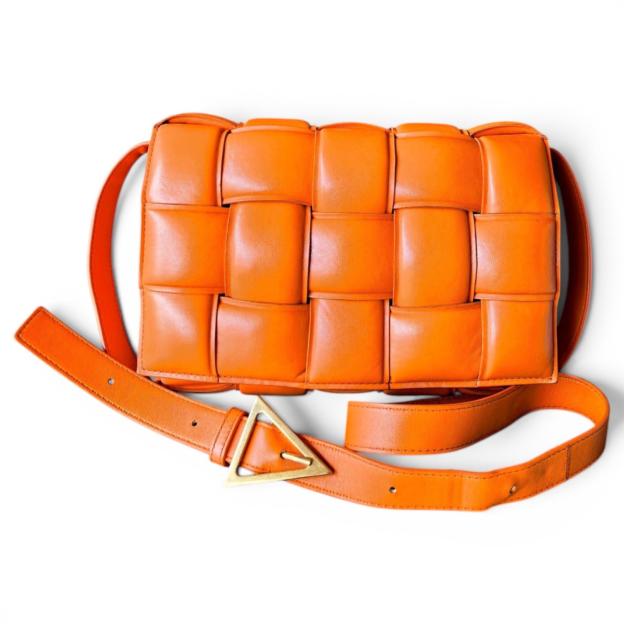 Cassette Padded leather handbag
