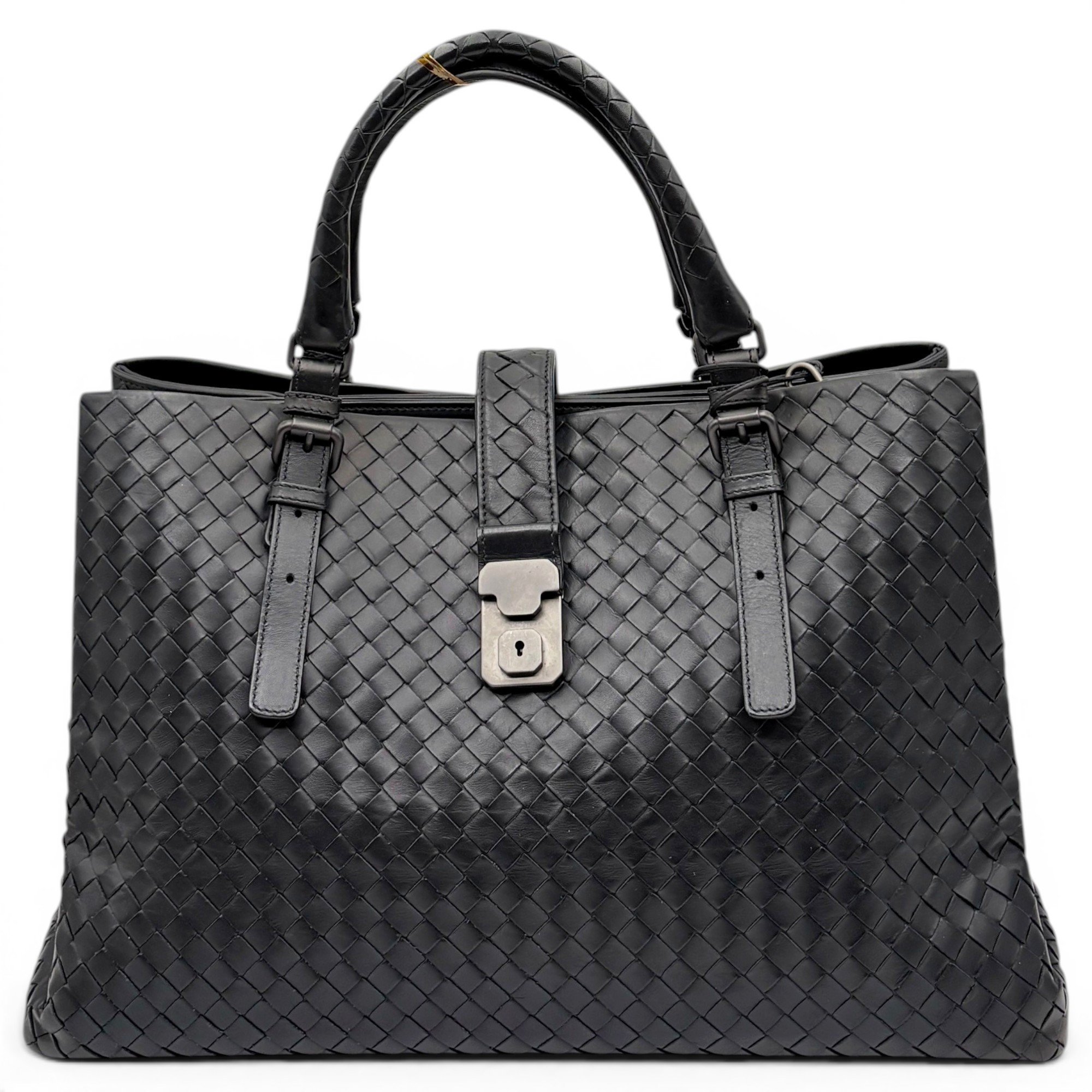 Roma pony-style calfskin tote
