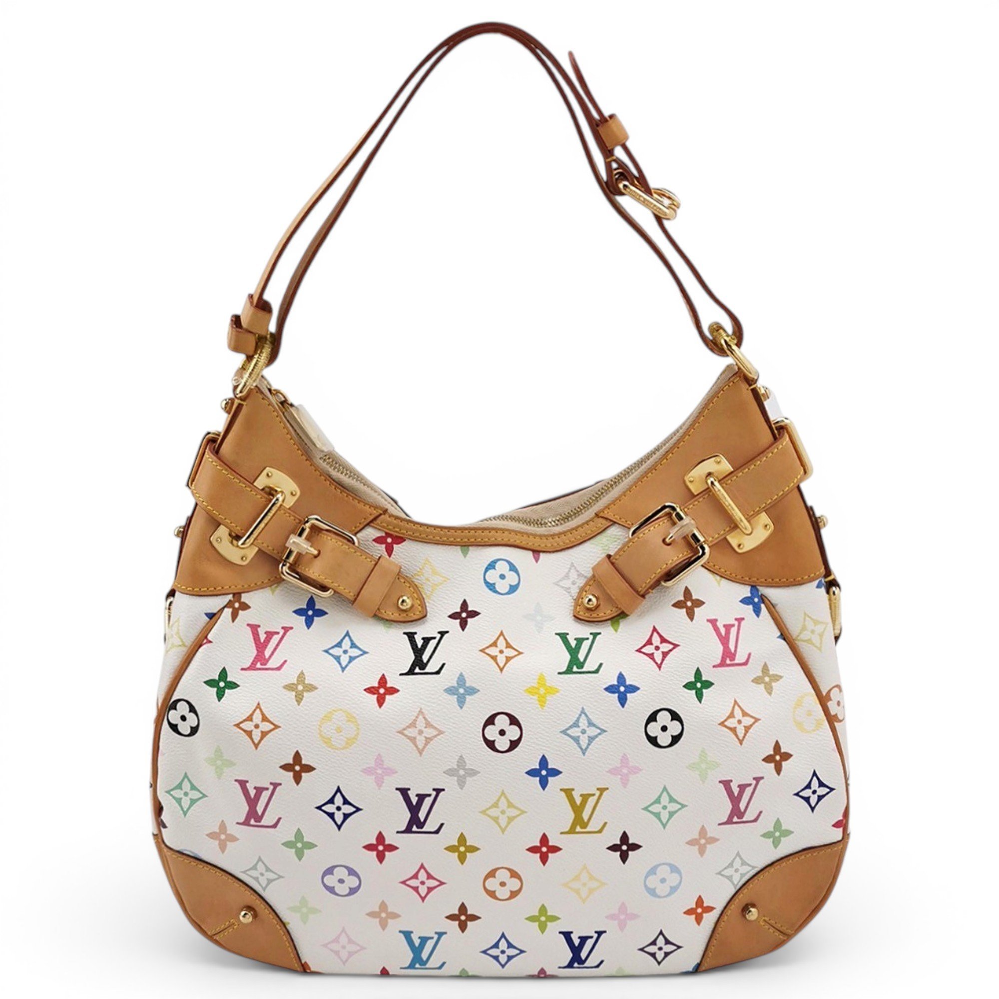 Greta leather handbag