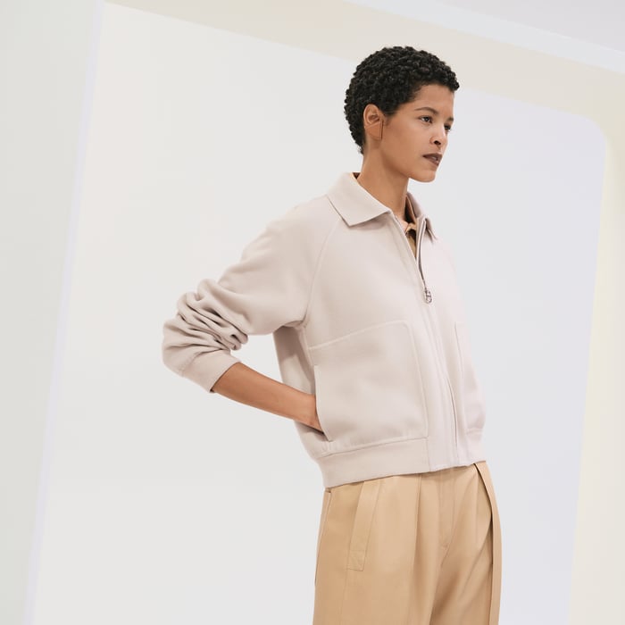 Blanc Sable "Chaine d'Ancre Compose" Jacket