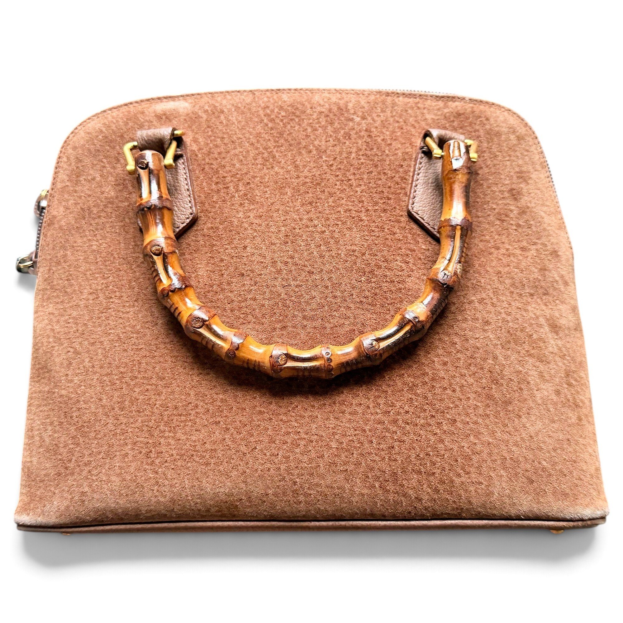 Bamboo Top Handle handbag