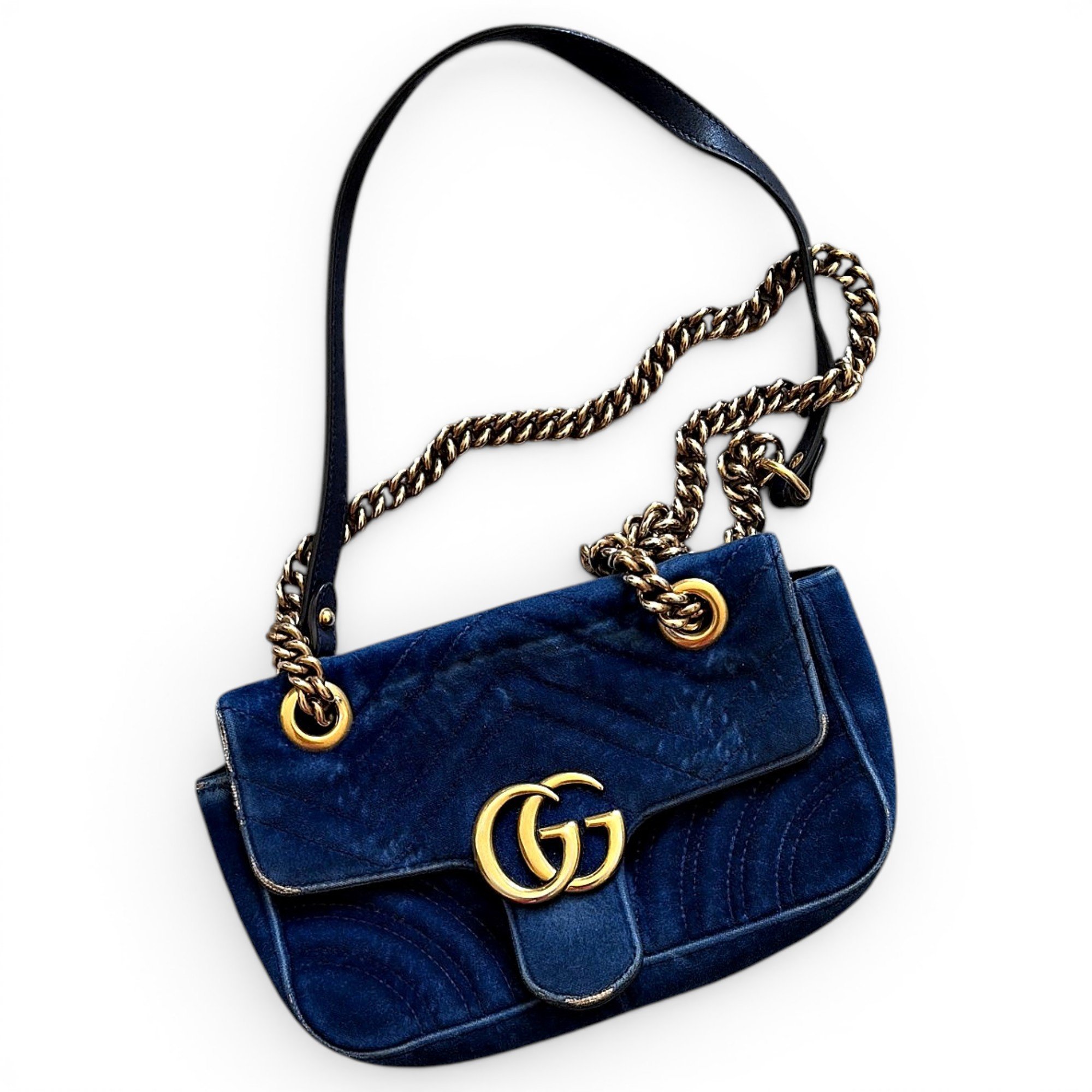 GG Marmont velvet handbag