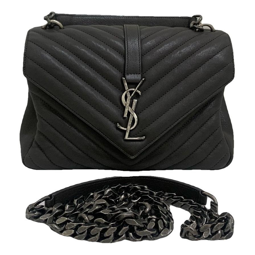 Collége monogramme leather handbag