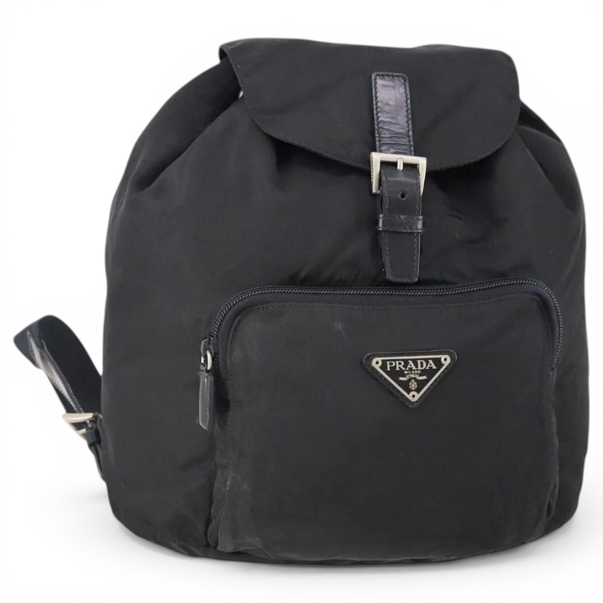 Leather backpack