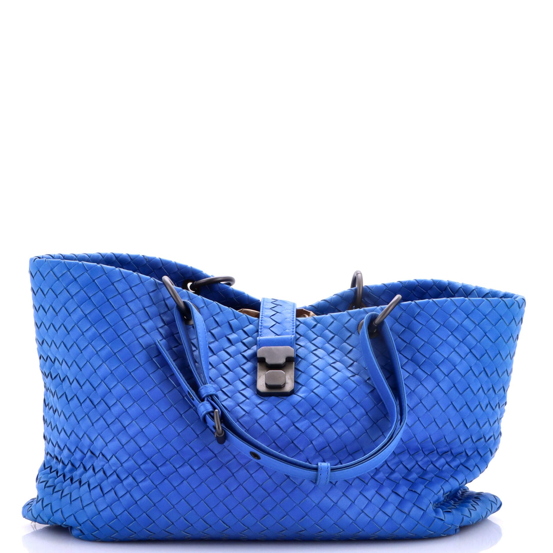Capri Tote Intrecciato Nappa Medium