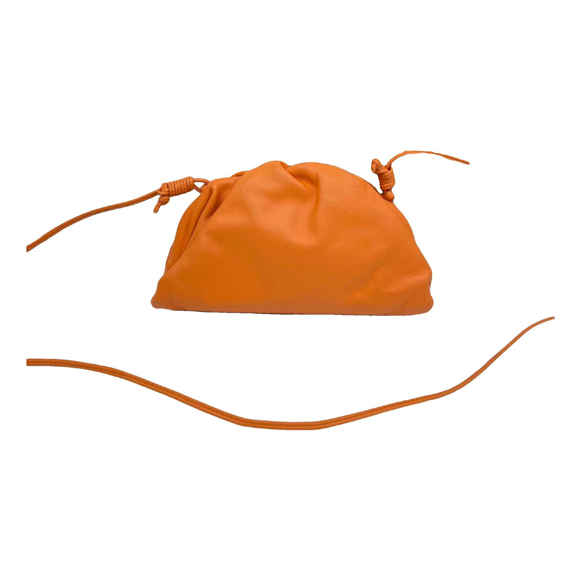 Pouch leather handbag
