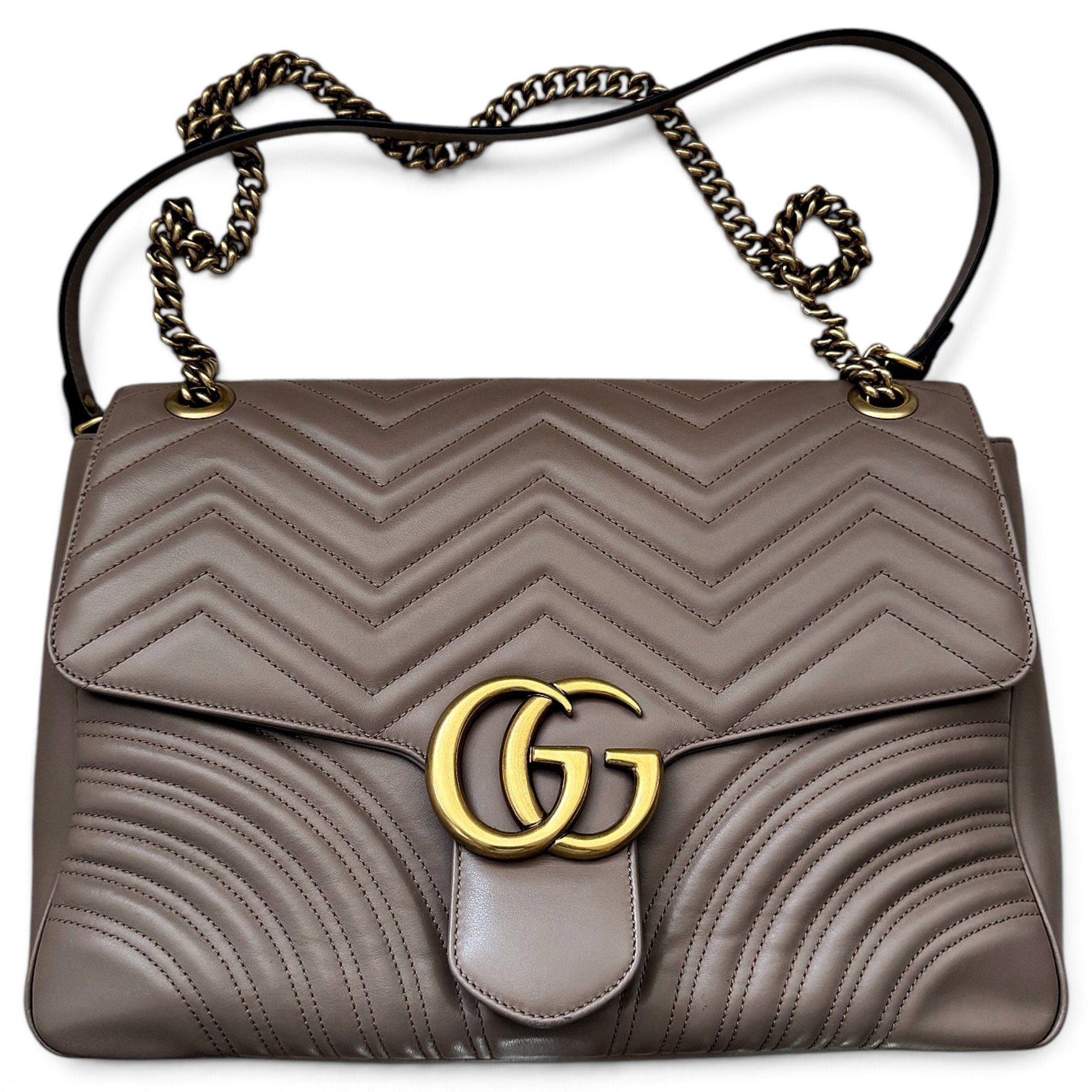GG Marmont Chain Flap leather handbag