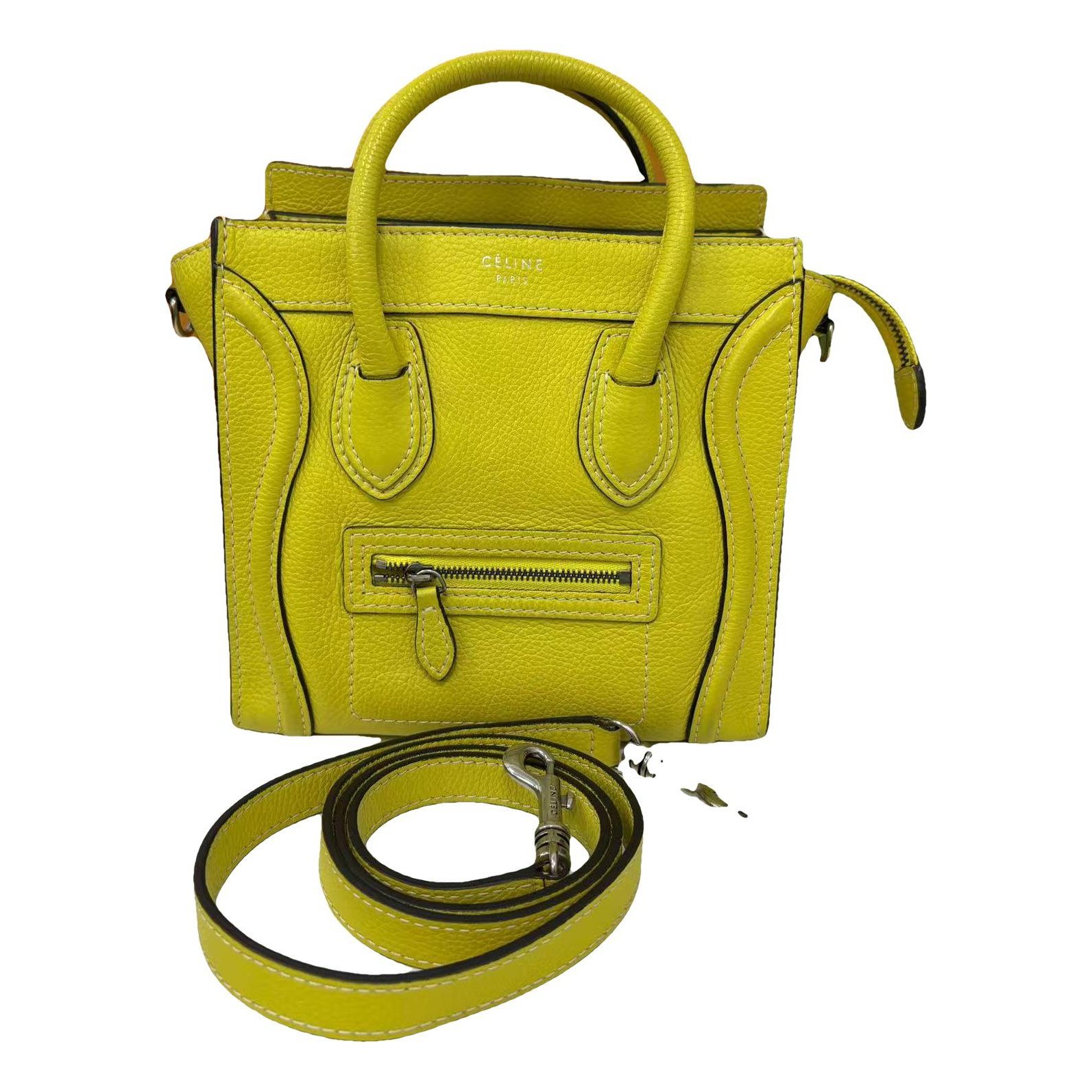 Luggage leather handbag