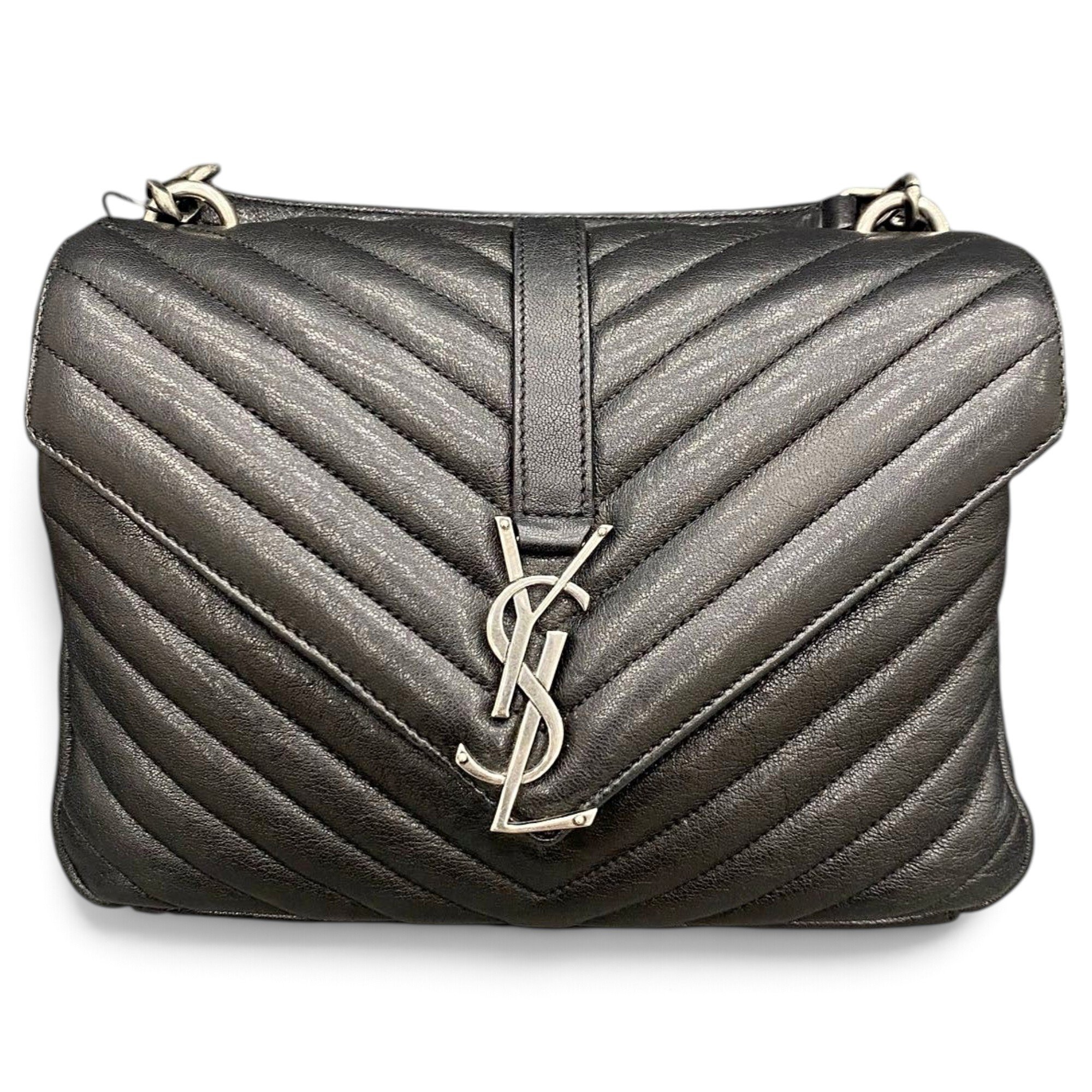 Collége monogramme leather handbag