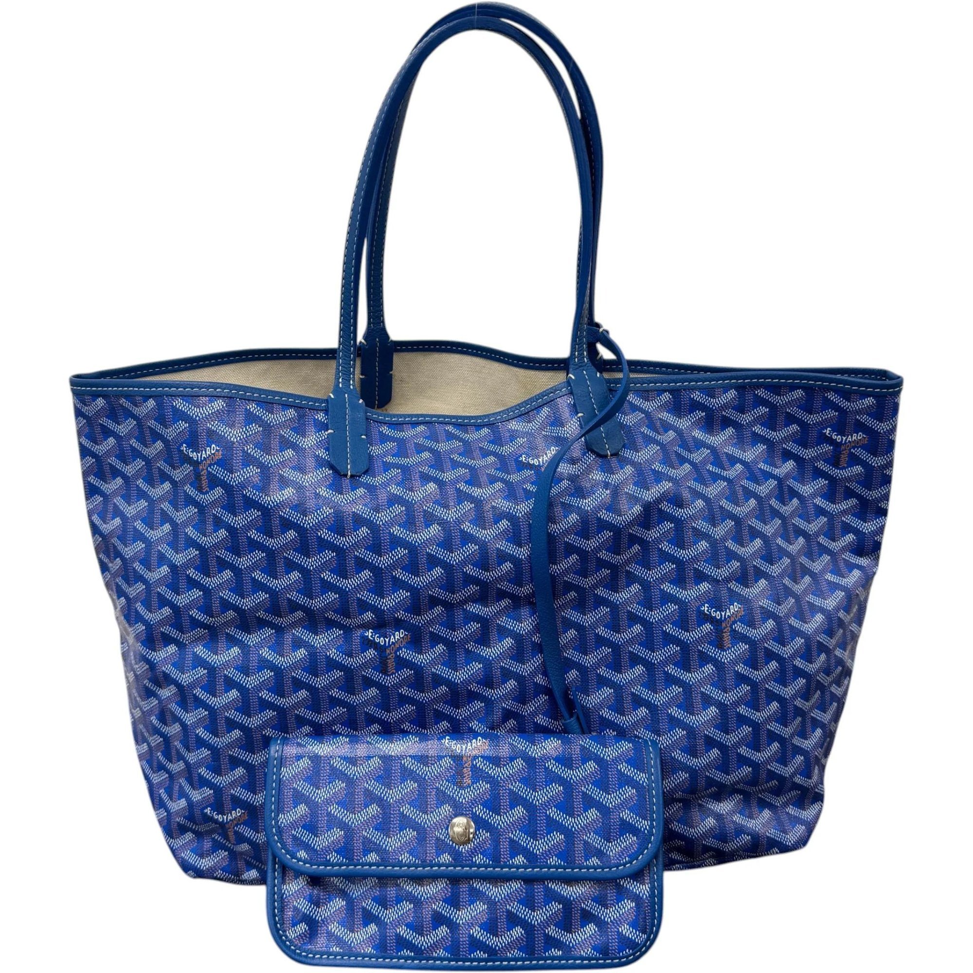 Goyard Saint-Louis leather handbag