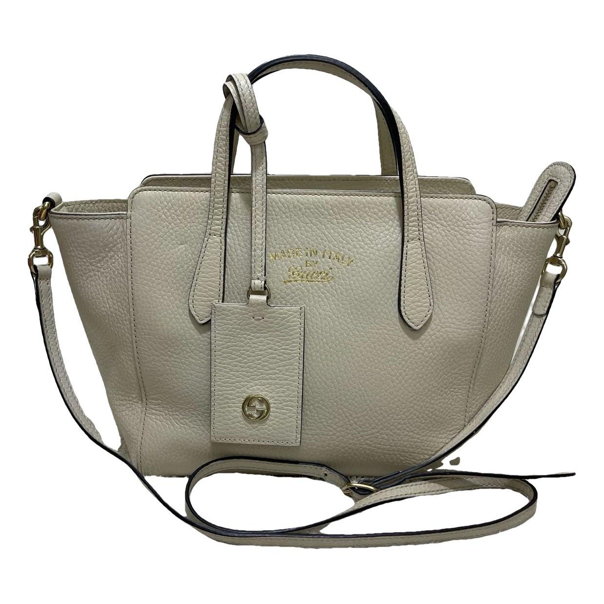 Swing leather tote