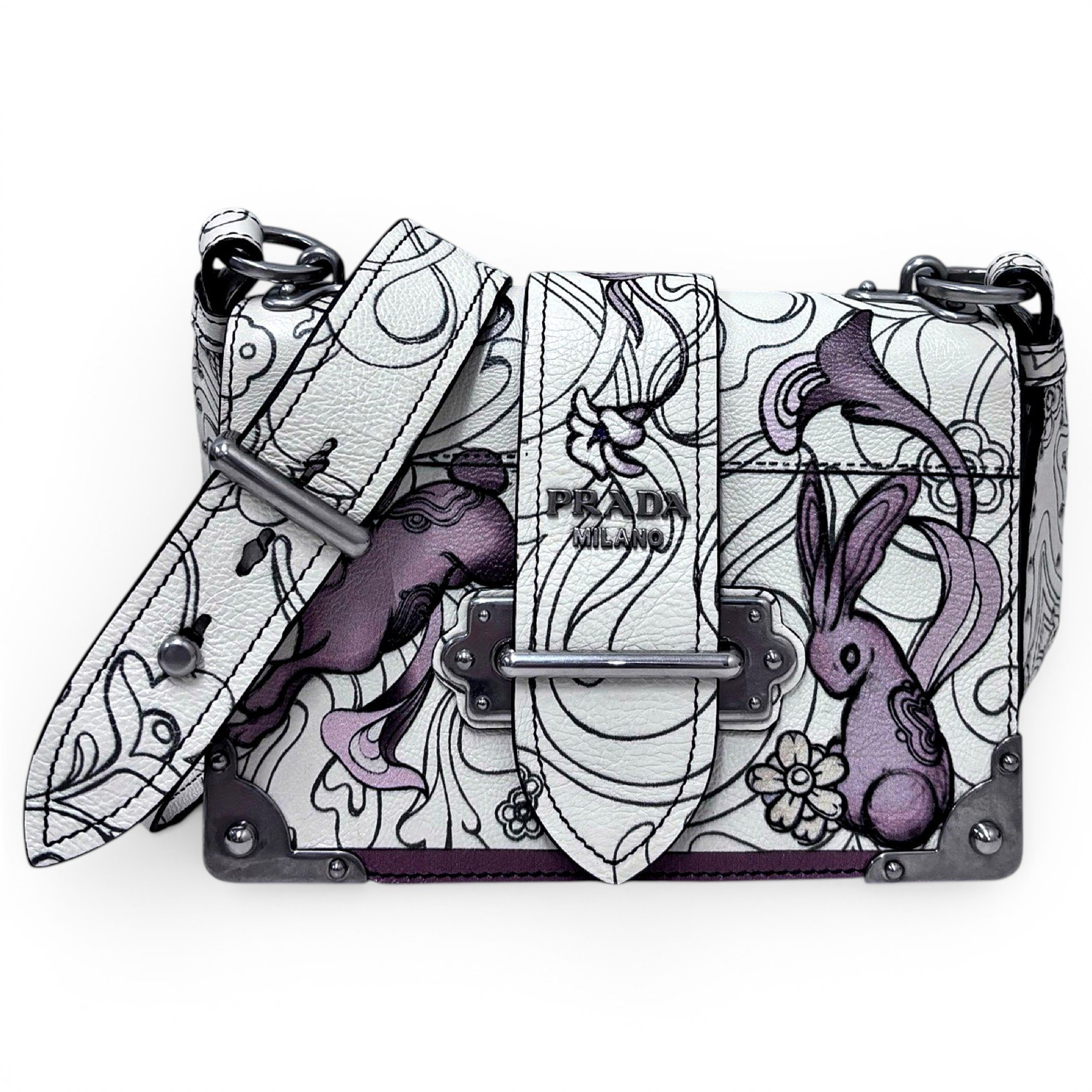 Cahier leather handbag